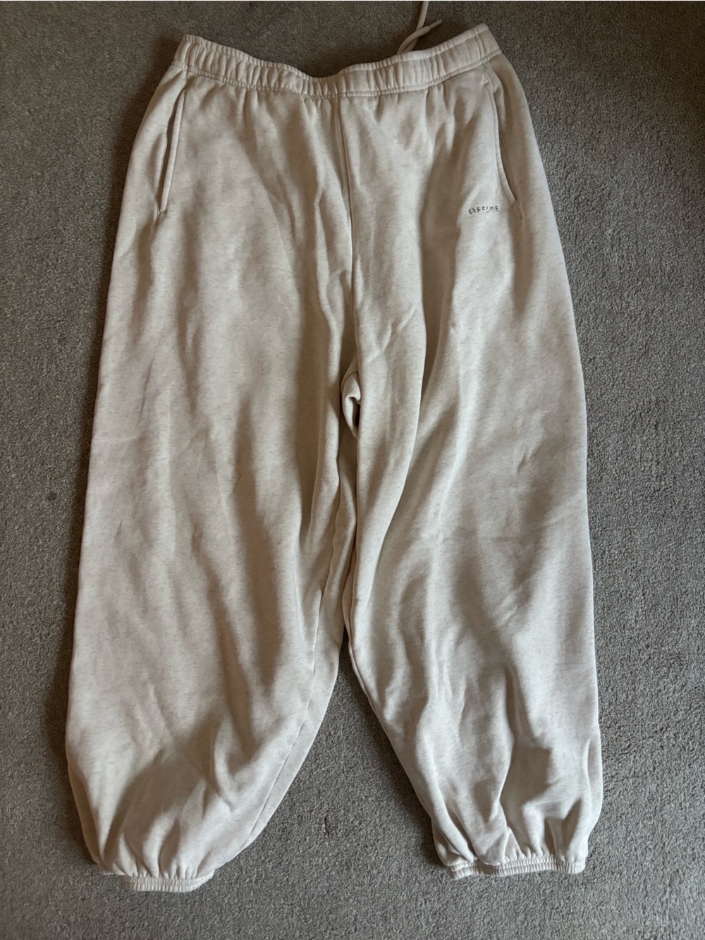 Aerie Offline Cream Cozy Sweatpants - Picture 4 of 7